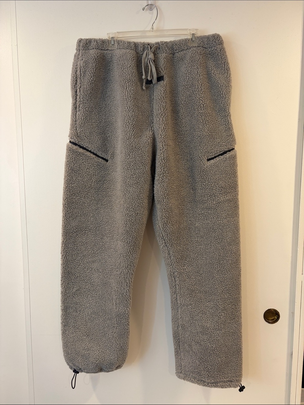 Fear of God Gray Sherpa Joggers